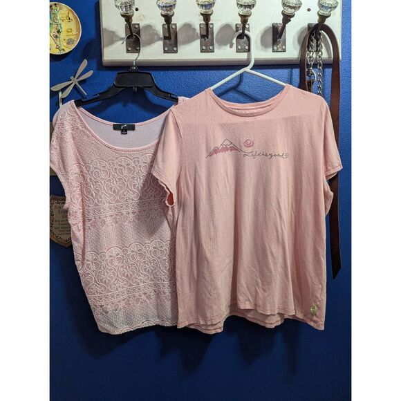 Pair of Pink Shirts - Picture 1 of 9